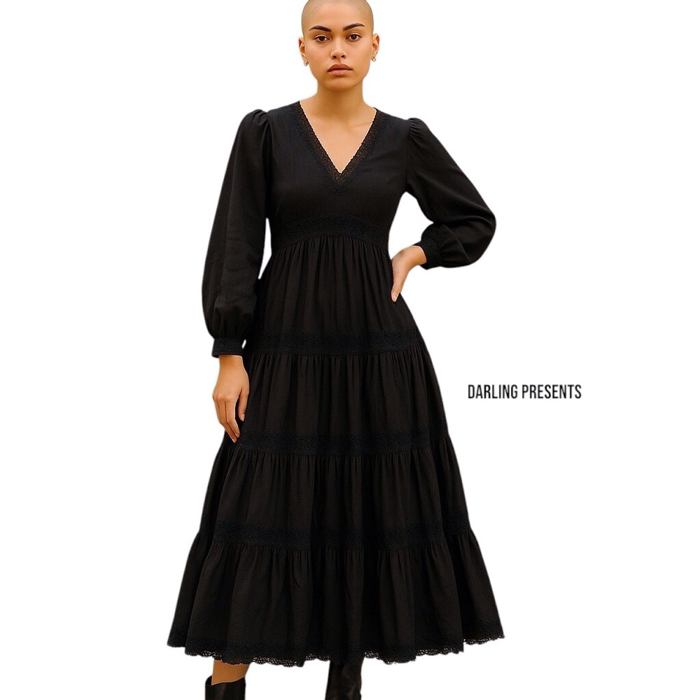 Widow House Of Widow Maxi Dress Women Color Black Size S